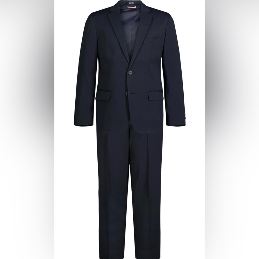 Tommy Hilfiger Boys Dark Navy Two-Piece Suit Size 12